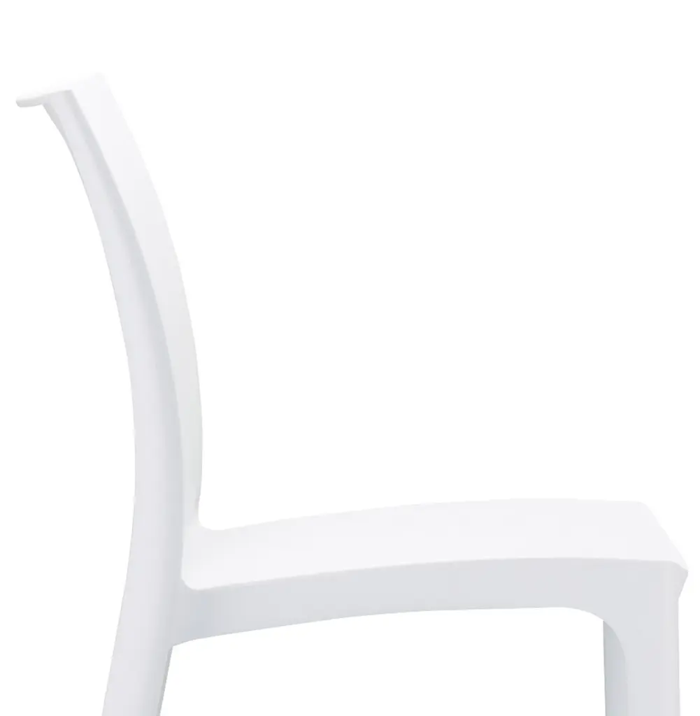 Chaise ENZO blanche Légia Home intérieur et exterieur