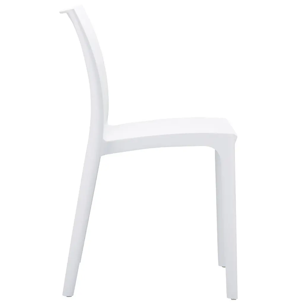 Chaise ENZO blanche Légia Home intérieur et exterieur