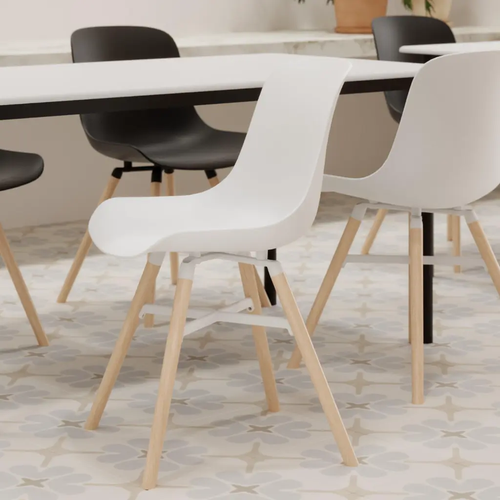 Chaise design GLADYS blanche par Légia Home chaise belge