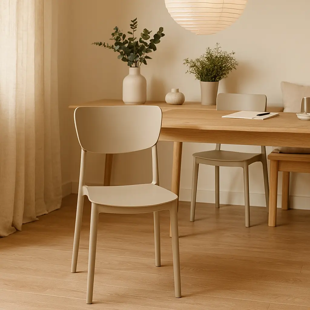 [CH05440TA] Chaise OMA Taupe