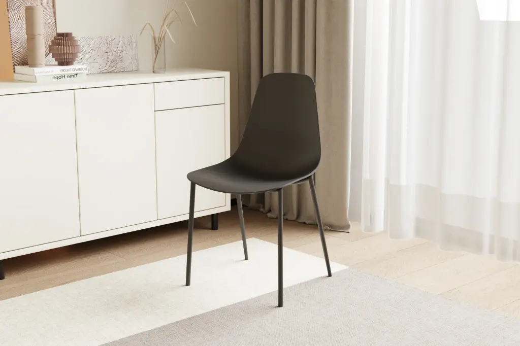 [CH05130BL] FELIZ black chair