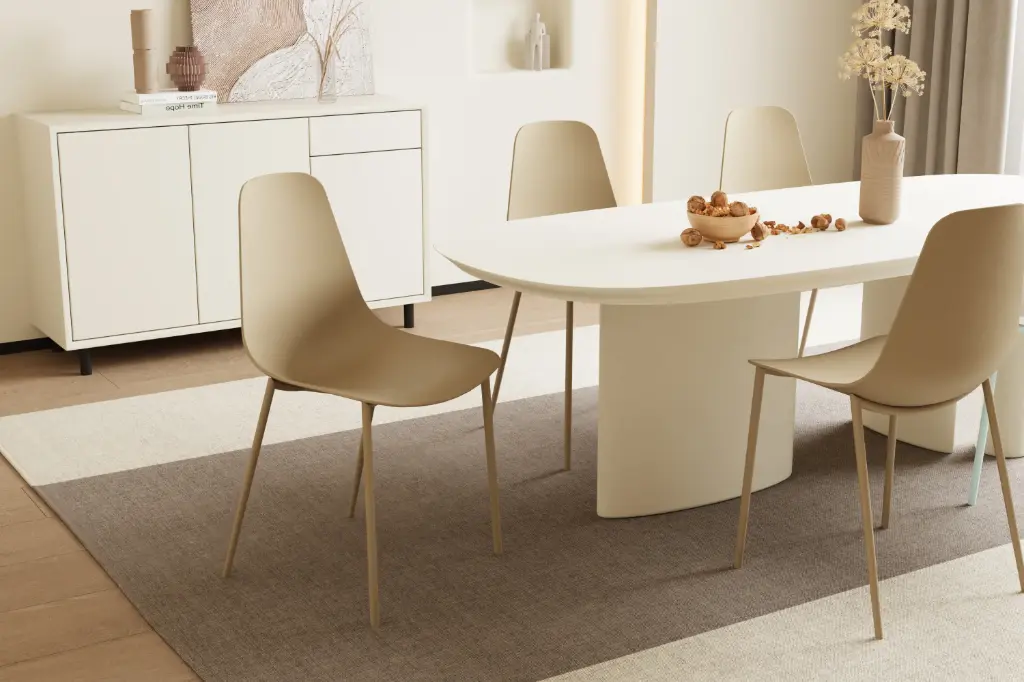 [CH05460BE] Chaise FELIZ beige