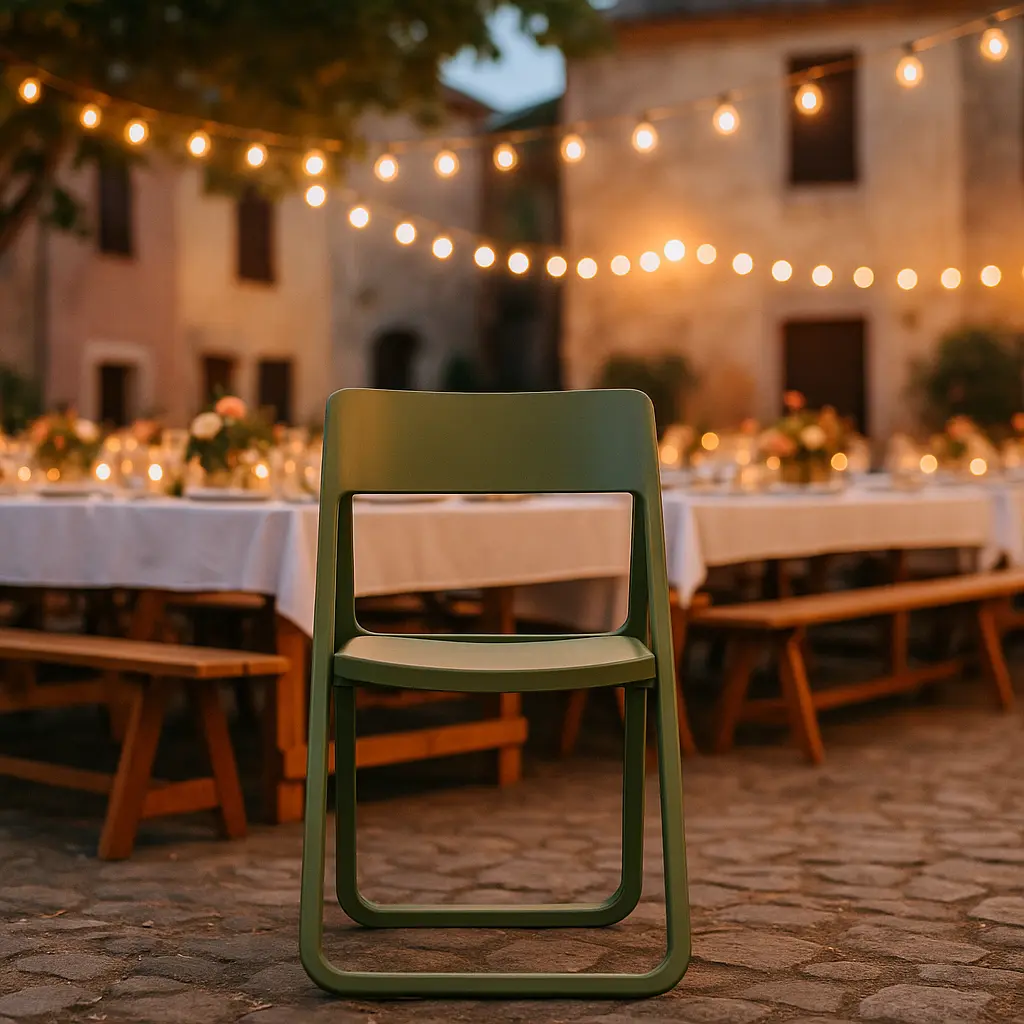 [CH04830GE] SLAG green chair